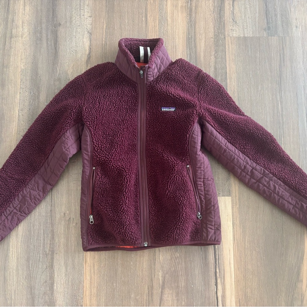 Patagonia Burgundy Fleece Jacket